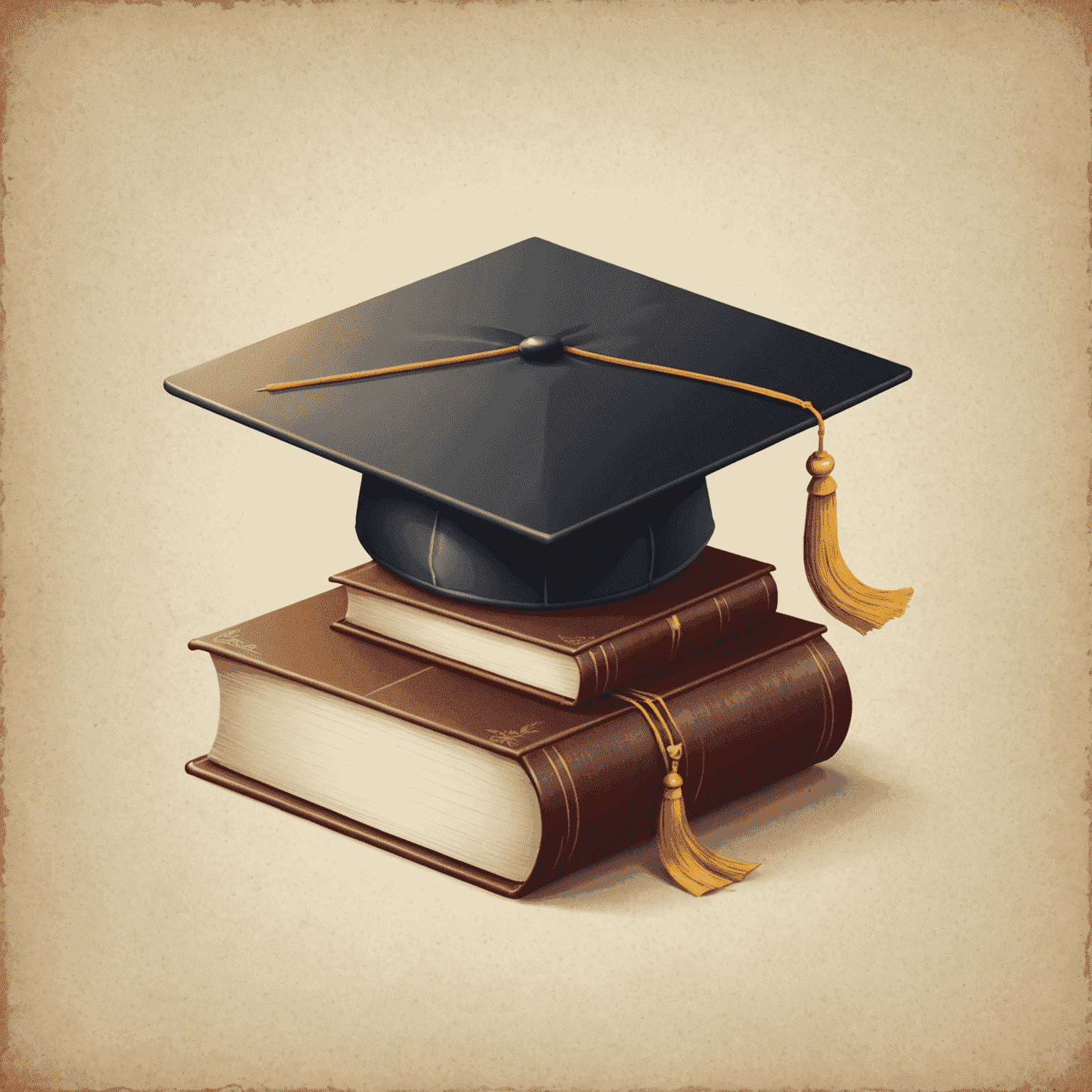 thealook_online logo - A stylized book with a graduation cap